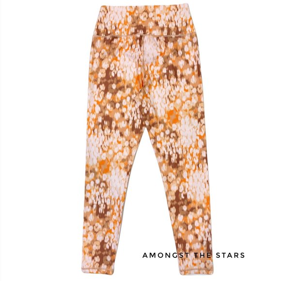OFFLINE by Aerie High Waisted Orange Cedar Expedition Shine Crossover Leggings - Picture 5 of 5